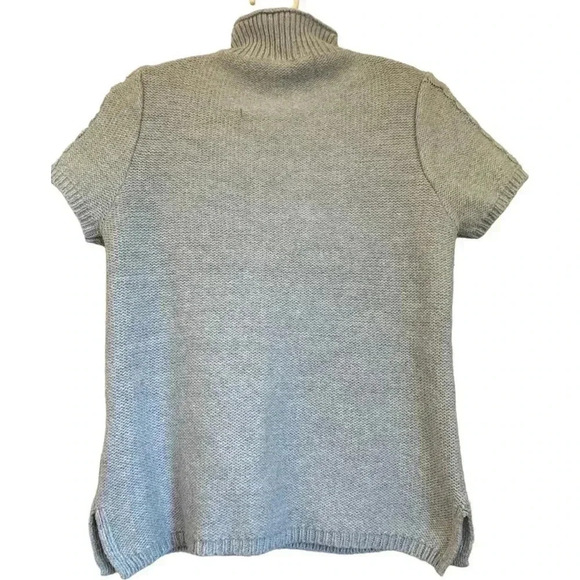 Miss Selfridge, baby blue short sleeve sweater, size 4 GUC - Picture 3 of 5